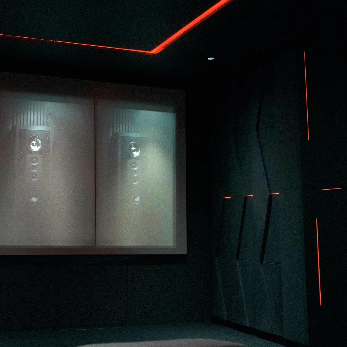 Calibrated listening room