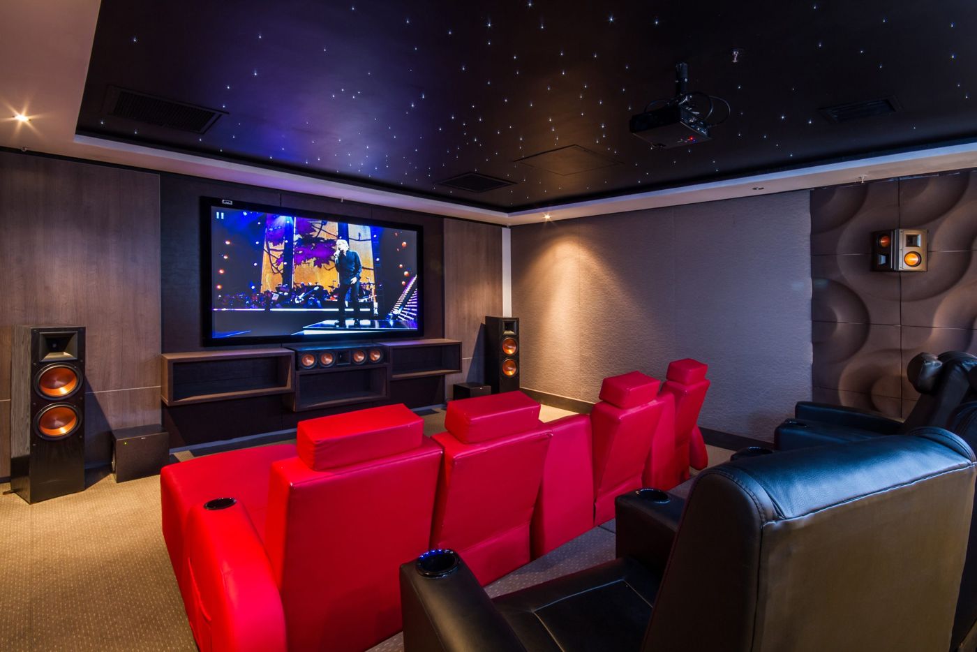 Calibrated cinema room